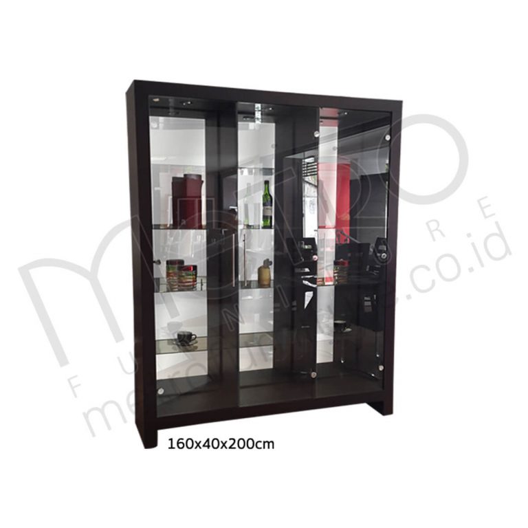 Display Cabinet / Lemari Hias Rak Crystal New Twister