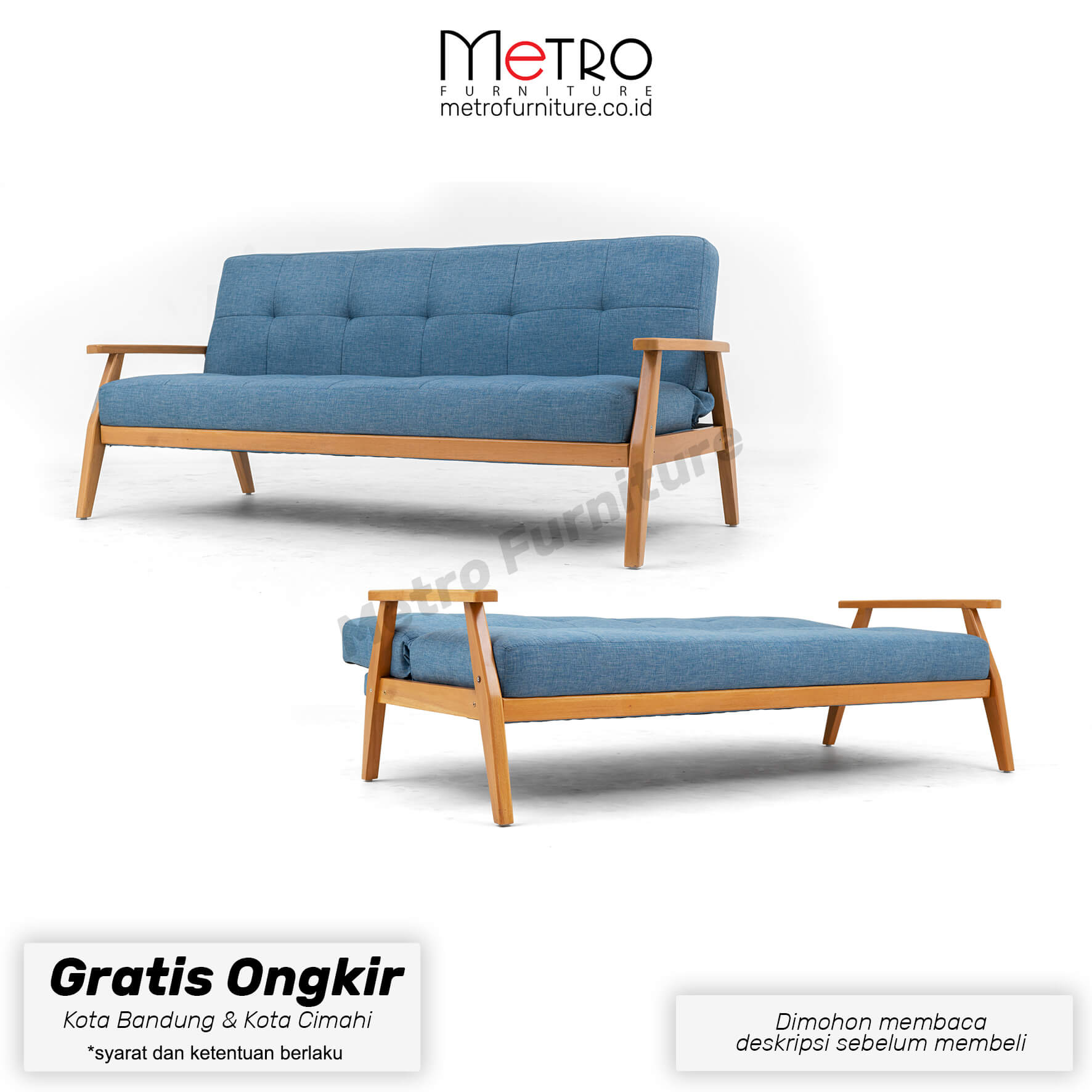 Sofabed 137 Sofa Minimalis Sofa Keluarga - Image 2