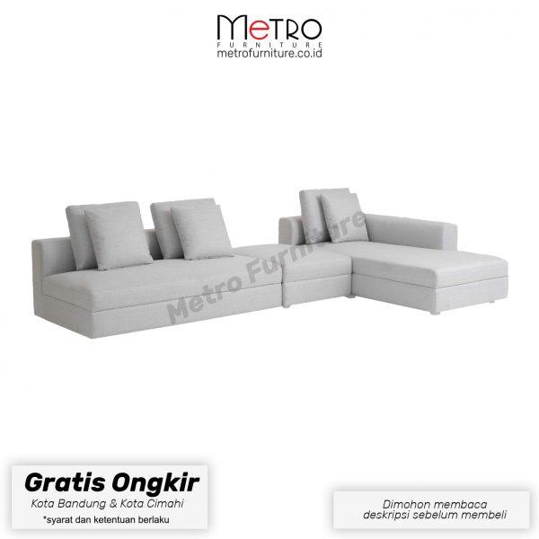 Sofa L Claudia sofa minimalis sofa keluarga