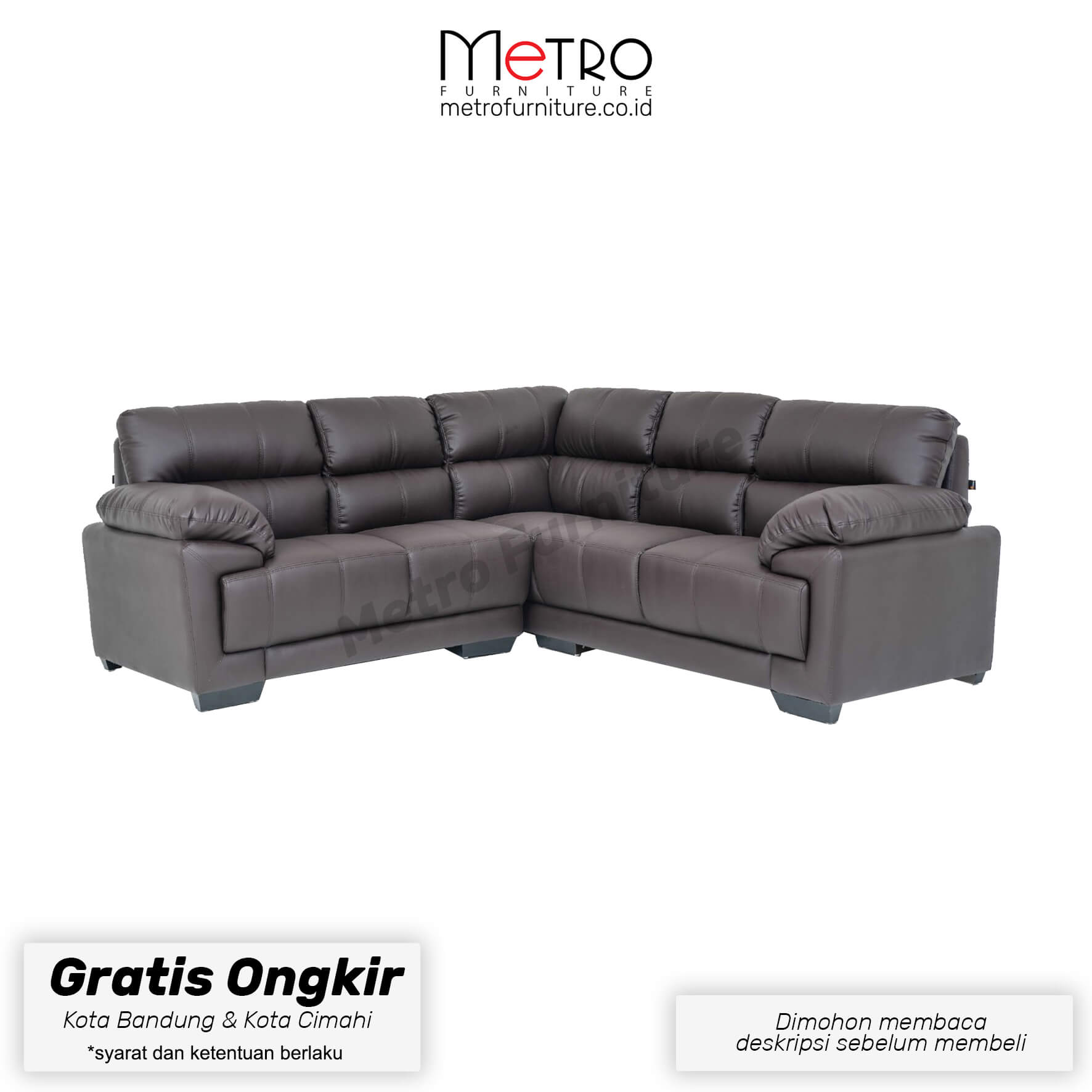 Sofa L Hagen sofa minimalis sofa keluarga
