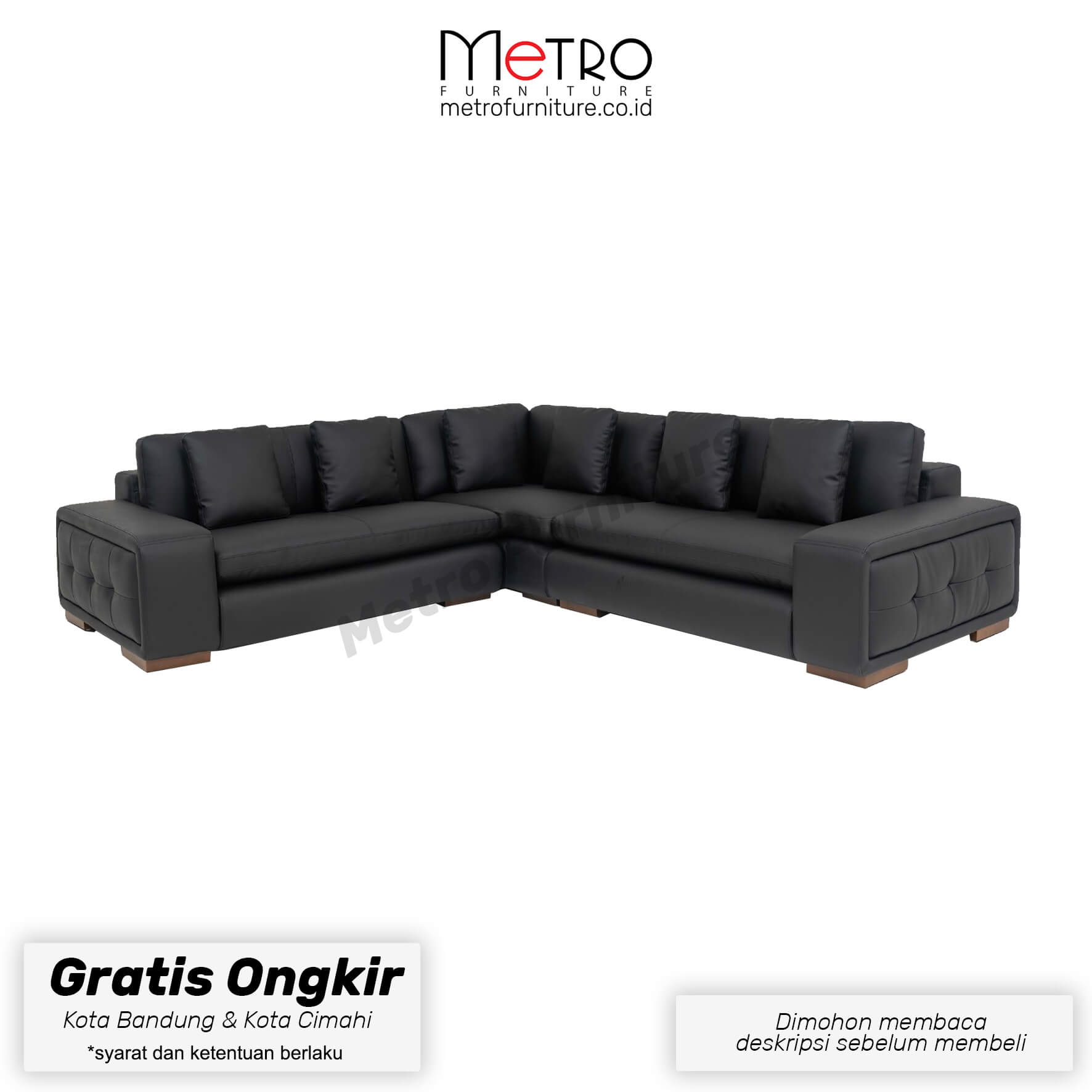 Sofa L Shakia sofa minimalis sofa keluarga