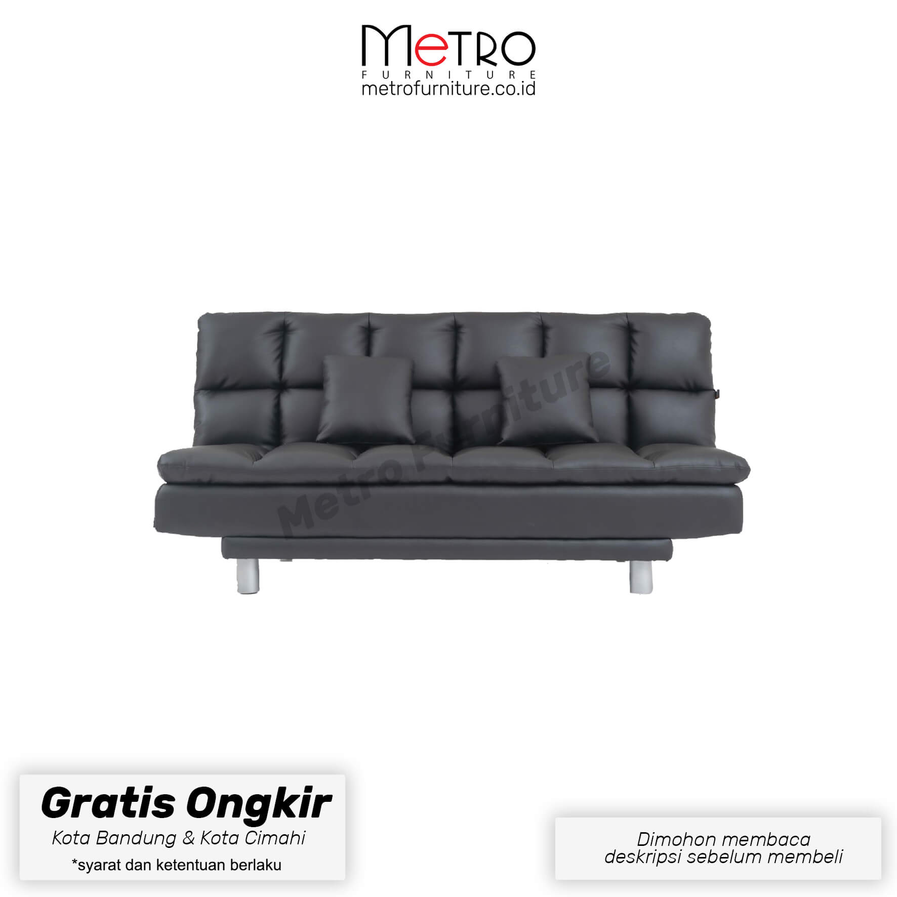 Sofabed Monica sofa minimalis sofa keluarga