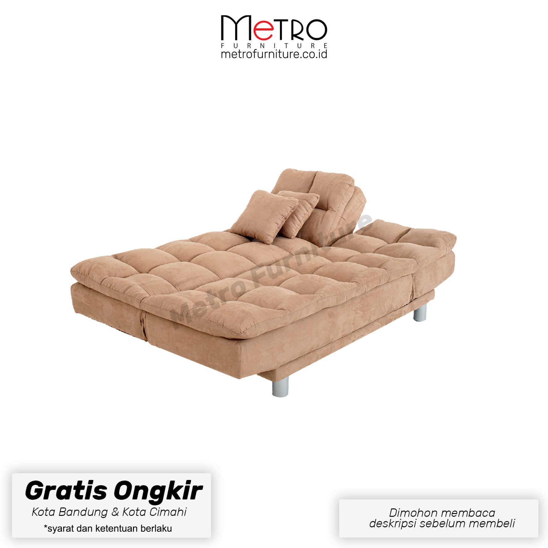 Sofabed Spencer sofa minimalis sofa keluarga