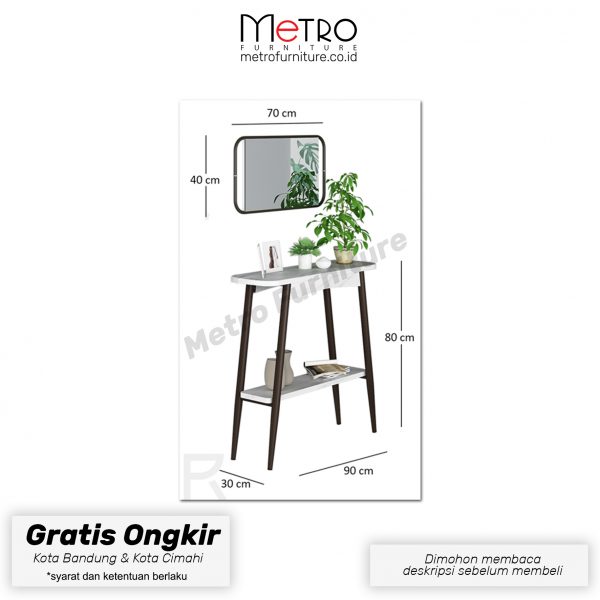 Meja Konsol / Meja Hias / Console Table ALICE