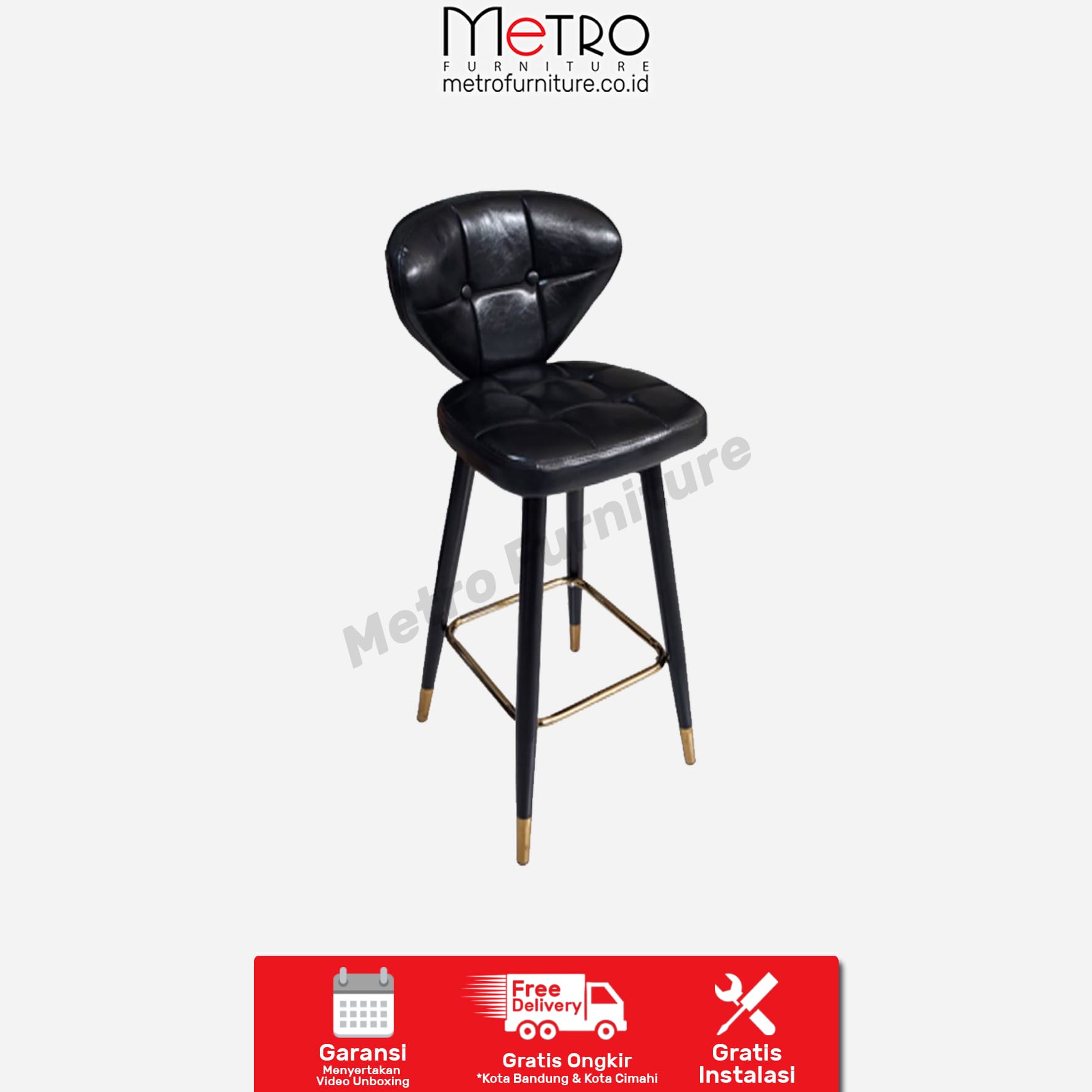 Kursi Bar / Bar Stool / Kursi Cafe / Kursi bar BW 500