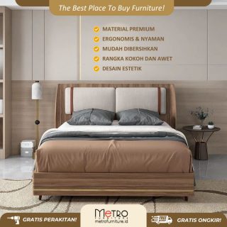 tempat tidur bed set moreno metro furniture