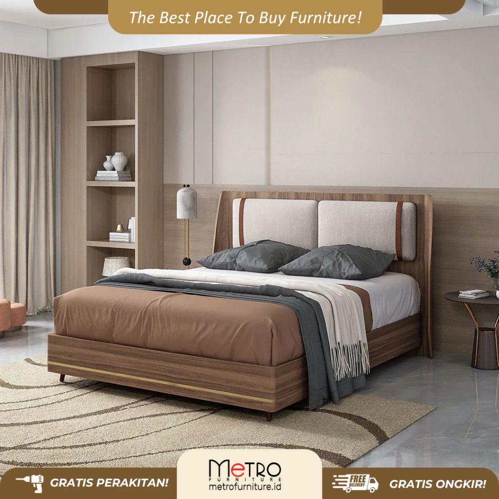 tempat tidur bed set moreno metro furniture