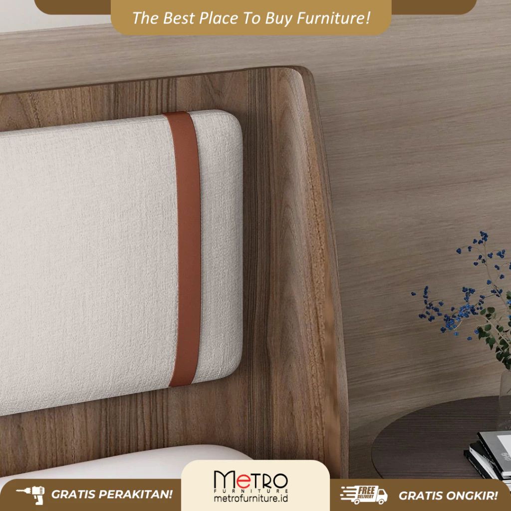 tempat tidur bed set moreno metro furniture
