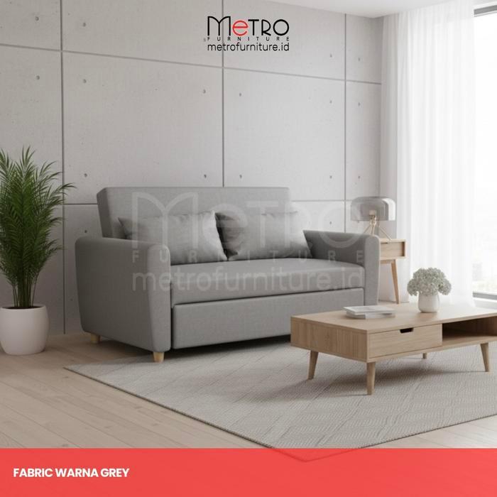 Metro Furniture SofLuxe Sofabed Minimalis Molton – Sofa Minimalis Multifungsi Woody Dual Fungsi + Free Ongkir Bandung & Cimahi | Promo Spesial