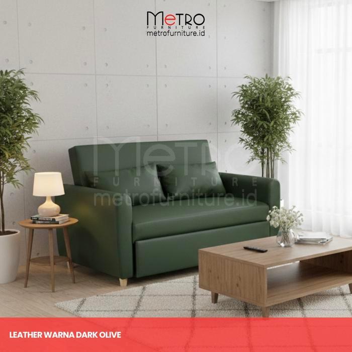 Metro Furniture SofLuxe Sofabed Minimalis Molton – Sofa Minimalis Multifungsi Woody Dual Fungsi + Free Ongkir Bandung & Cimahi | Promo Spesial