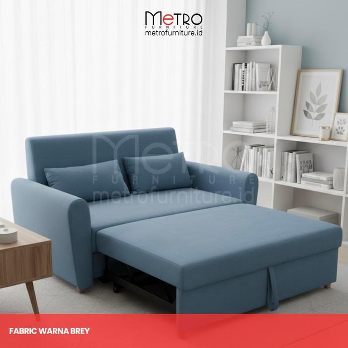 Metro Furniture SofLuxe Sofabed Minimalis Molton – Sofa Minimalis Multifungsi Woody Dual Fungsi + Free Ongkir Bandung & Cimahi | Promo Spesial
