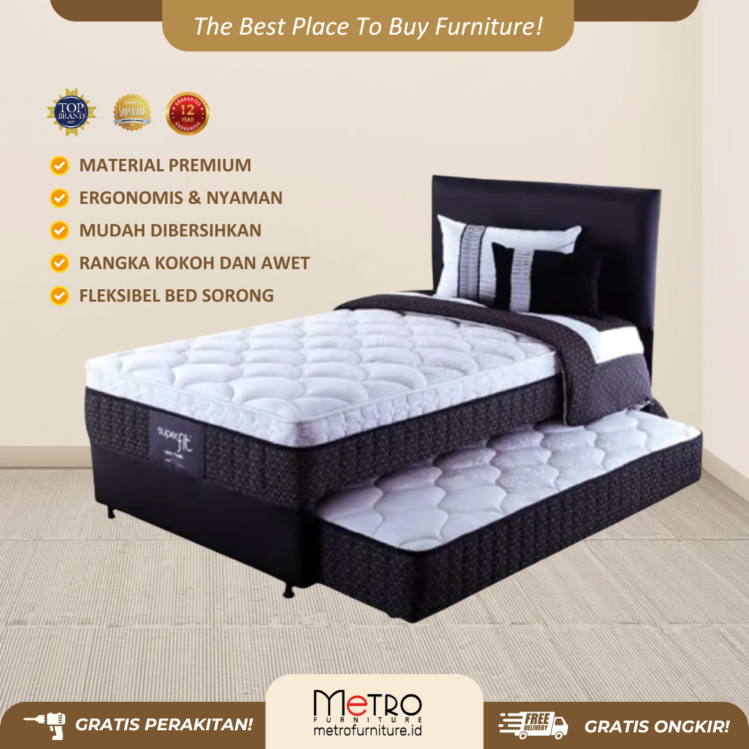 Kasur Comforta Super Fit - Neo Twin Estetik Elegan Modern Empuk dan Awet metro furniture